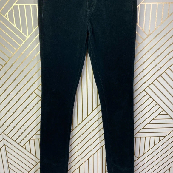 Veronica Beard Kate 10” Skinny Corduroy Jeans in Forest Green Size US 24 - Picture 5 of 12